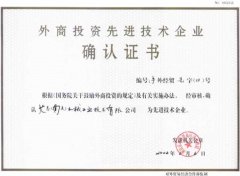 外商投资先进企业